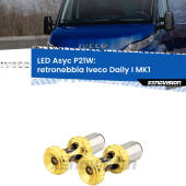 0 Retronebbia LED per Iveco Daily I MK1 1978 - 1999: P21W Asyc P21W: LED Asyc Canbus Rosso (Coppia)