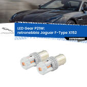 0 Retronebbia LED per Jaguar F-Type X152 2013 in poi: P21W Gear P21W: Gear LED Rossi (Coppia)