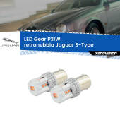 0 Retronebbia LED per Jaguar S-Type 1999 - 2007: P21W Gear P21W: Gear LED Rossi (Coppia)