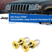 0 Retronebbia LED per Jeep Grand cherokee III WK 2005 - 2010: P21W Asyc P21W: LED Asyc Canbus Rosso (Coppia)