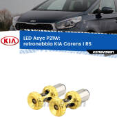 0 Retronebbia LED per KIA Carens I RS 1999 - 2005: P21W Asyc P21W: LED Asyc Canbus Rosso (Coppia)