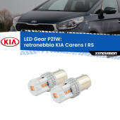 0 Retronebbia LED per KIA Carens I RS 1999 - 2005: P21W Gear P21W: Gear LED Rossi (Coppia)