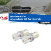 0 Retronebbia LED per KIA Carnival VQ 2005 - 2013: P21W Gear P21W: Gear LED Rossi (Coppia)