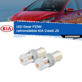 0 Retronebbia LED per KIA Ceed JD 2012 - 2017: P21W Gear P21W: Gear LED Rossi (Coppia)