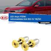 0 Retronebbia LED per KIA RIO IV YB/SC 2016 in poi: P21W Asyc P21W: LED Asyc Canbus Rosso (Coppia)