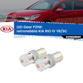 0 Retronebbia LED per KIA RIO IV YB/SC 2016 in poi: P21W Gear P21W: Gear LED Rossi (Coppia)