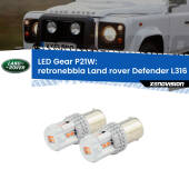 0 Retronebbia LED per Land rover Defender L316 1998 - 2016: P21W Gear P21W: Gear LED Rossi (Coppia)