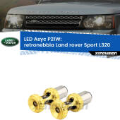 0 Retronebbia LED per Land rover Sport L320 2005 - 2013: P21W Asyc P21W: LED Asyc Canbus Rosso (Coppia)