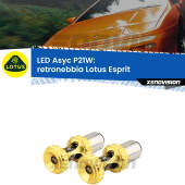 0 Retronebbia LED per Lotus Esprit 1989 - 2003: P21W Asyc P21W: LED Asyc Canbus Rosso (Coppia)