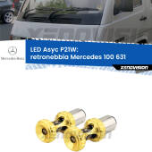 0 Retronebbia LED per Mercedes 100 631 1988 - 1996: P21W Asyc P21W: LED Asyc Canbus Rosso (Coppia)