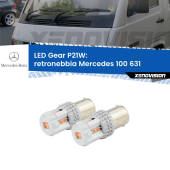 0 Retronebbia LED per Mercedes 100 631 1988 - 1996: P21W Gear P21W: Gear LED Rossi (Coppia)
