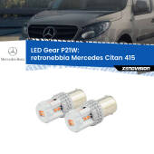 0 Retronebbia LED per Mercedes Citan 415 2012 in poi: P21W Gear P21W: Gear LED Rossi (Coppia)