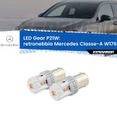 0 Retronebbia LED per Mercedes Classe-A W176 2016 - 2018: P21W Gear P21W: Gear LED Rossi (Coppia)