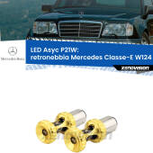 0 Retronebbia LED per Mercedes Classe-E W124 1993 - 1995: P21W Asyc P21W: LED Asyc Canbus Rosso (Coppia)