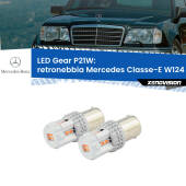 0 Retronebbia LED per Mercedes Classe-E W124 1993 - 1995: P21W Gear P21W: Gear LED Rossi (Coppia)