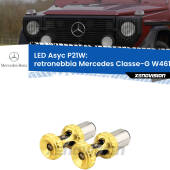 0 Retronebbia LED per Mercedes Classe-G W461 1990 - 2000: P21W Asyc P21W: LED Asyc Canbus Rosso (Coppia)