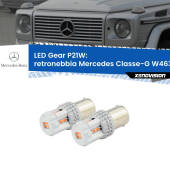 0 Retronebbia LED per Mercedes Classe-G W463 1991 - 2004: P21W Gear P21W: Gear LED Rossi (Coppia)