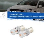 0 Retronebbia LED per Mercedes Classe-R W251, V251 2006 - 2014: P21W Gear P21W: Gear LED Rossi (Coppia)