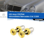 0  Retronebbia LED per Mercedes CLK C208 1997 - 2002: p21/5w Asyc P21/5W: Asyc LED Rossi (Coppia)