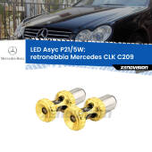 0  Retronebbia LED per Mercedes CLK C209 2002 - 2009: p21/5w Asyc P21/5W: Asyc LED Rossi (Coppia)