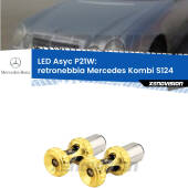 0 Retronebbia LED per Mercedes Kombi S124 1985 - 1993: P21W Asyc P21W: LED Asyc Canbus Rosso (Coppia)