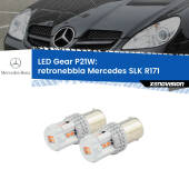 0 Retronebbia LED per Mercedes SLK R171 2004 - 2011: P21W Gear P21W: Gear LED Rossi (Coppia)