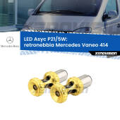 0  Retronebbia LED per Mercedes Vaneo 414 2002 - 2005: p21/5w Asyc P21/5W: Asyc LED Rossi (Coppia)
