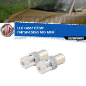 0 Retronebbia LED per MG MGF  1995 - 2002: P21W Gear P21W: Gear LED Rossi (Coppia)