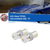 0 Retronebbia LED per MG  TF  2002 - 2009: P21W Gear P21W: Gear LED Rossi (Coppia)
