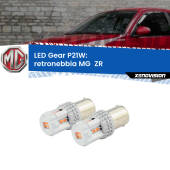 0 Retronebbia LED per MG  ZR  2001 - 2005: P21W Gear P21W: Gear LED Rossi (Coppia)