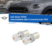 0 Retronebbia LED per Mini Countryman F60 2016 - 2019: P21W Gear P21W: Gear LED Rossi (Coppia)
