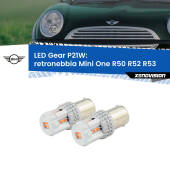0 Retronebbia LED per Mini One R50 R52 R53 2006 - 2006: P21W Gear P21W: Gear LED Rossi (Coppia)
