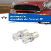 0 Retronebbia LED per Mini Paceman R61 2012 - 2016: P21W Gear P21W: Gear LED Rossi (Coppia)