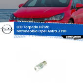 0 Retronebbia LED per Opel Astra J P10 2009 - 2015: H21W Torpedo H21W (BAY9S): LED Torpedo Canbus Rosso