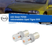 0 Retronebbia LED per Opel Tigra S93 1994 - 2000: P21W Gear P21W: Gear LED Rossi (Coppia)