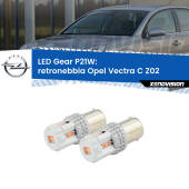 0 Retronebbia LED per Opel Vectra C Z02 2002 - 2010: P21W Gear P21W: Gear LED Rossi (Coppia)