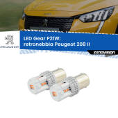 0 Retronebbia LED per Peugeot 208 II 2019 in poi: P21W Gear P21W: Gear LED Rossi (Coppia)