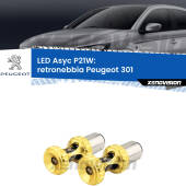 0 Retronebbia LED per Peugeot 301 2012 - 2016: P21W Asyc P21W: LED Asyc Canbus Rosso (Coppia)