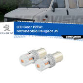 0 Retronebbia LED per Peugeot J5 1990 - 1994: P21W Gear P21W: Gear LED Rossi (Coppia)