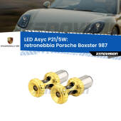 0  Retronebbia LED per Porsche Boxster 987 2004 - 2008: p21/5w Asyc P21/5W: Asyc LED Rossi (Coppia)