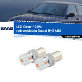 0 Retronebbia LED per Saab 9-3 Mk1 1998 - 2002: P21W Gear P21W: Gear LED Rossi (Coppia)