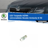 0 Retronebbia LED per Skoda Octavia III 5E 2012 - 2018: H21W Torpedo H21W (BAY9S): LED Torpedo Canbus Rosso