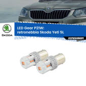0 Retronebbia LED per Skoda Yeti 5L 2009 - 2017: P21W Gear P21W: Gear LED Rossi (Coppia)