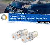 0 Retronebbia LED per Smart City-coupe 450 1998 - 2004: P21W Gear P21W: Gear LED Rossi (Coppia)