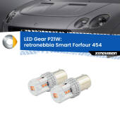 0 Retronebbia LED per Smart Forfour 454 2004 - 2006: P21W Gear P21W: Gear LED Rossi (Coppia)