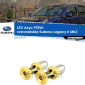 0 Retronebbia LED per Subaru Legacy II Mk2 1994 - 1999: P21W Asyc P21W: LED Asyc Canbus Rosso (Coppia)