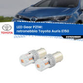 0 Retronebbia LED per Toyota Auris E150 2006 - 2009: P21W Gear P21W: Gear LED Rossi (Coppia)