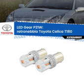 0 Retronebbia LED per Toyota Celica T180 1989 - 1993: P21W Gear P21W: Gear LED Rossi (Coppia)