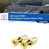 0 Retronebbia LED per Toyota Celica T200 1993 - 1999: P21W Asyc P21W: LED Asyc Canbus Rosso (Coppia)