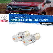 0 Retronebbia LED per Toyota Hilux VII AN10 2004 - 2015: P21W Gear P21W: Gear LED Rossi (Coppia)